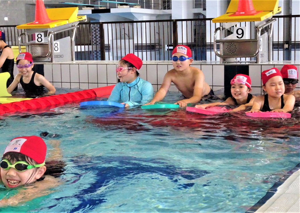 水泳教室🏊思い切り泳いだよ！