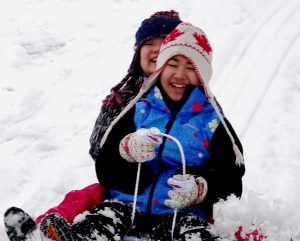 やってきました！この季節「雪あそびパラダイス⛄三小牛」