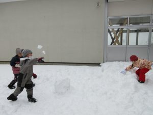 雪遊びは最高！