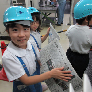 4年生　中日新聞社見学