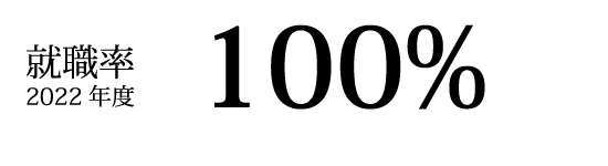 子ども教育学科 2022年度卒業生 就職実績 100%