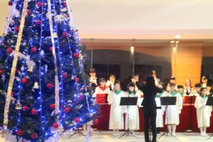 2025年度 北陸学院 三小牛キャンパス・ツリー点灯式が行われました